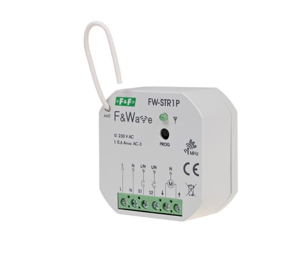 Radiostyrd rulljalusistyrenhet 230V - PDT-montering 85÷265V AC/DC