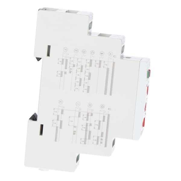 Tidrelä PCS-519 DUO tiofunktions, med ingångar: START och RESET, kontakter: 2P, I=2x8A, U=230V och 24V