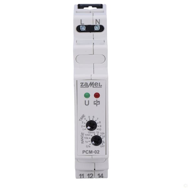 Tidrelä 230V AC Typ: PCM-02