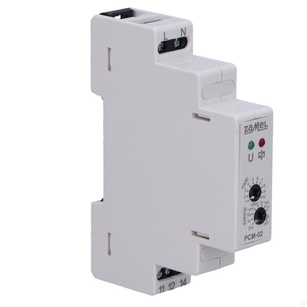 Tidrelä 230V AC Typ: PCM-02