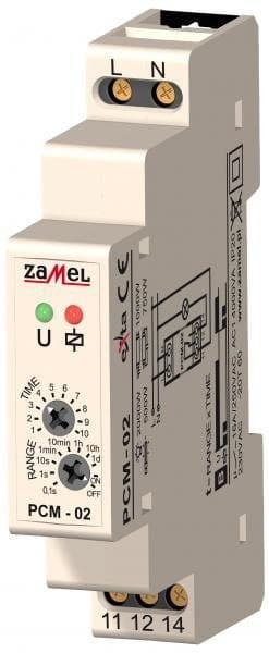 Tidrelä 230V AC Typ: PCM-02