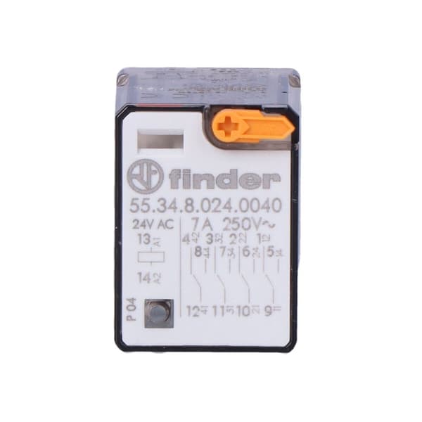 Rele 4P 7A 24V AC 55.34.8.024.0040
