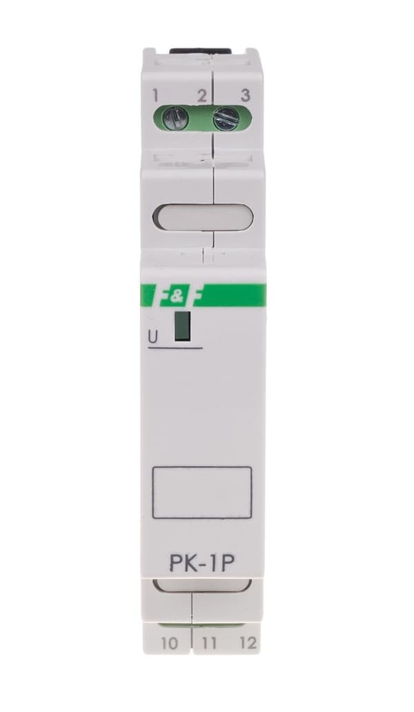 Elektromagnetisk relæ PK-1P 24V AC/DC, kontakt: 1P I=16A, 1 modul