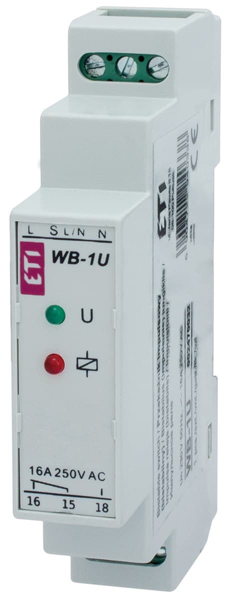 Pulsrelä (bistabilt) WB-1UN