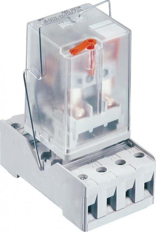 Teollisuusrele R15-2012-23-5230-WT 2P koskettimet, maks. kuorma 10A/230VAC, kela 230VAC, WT