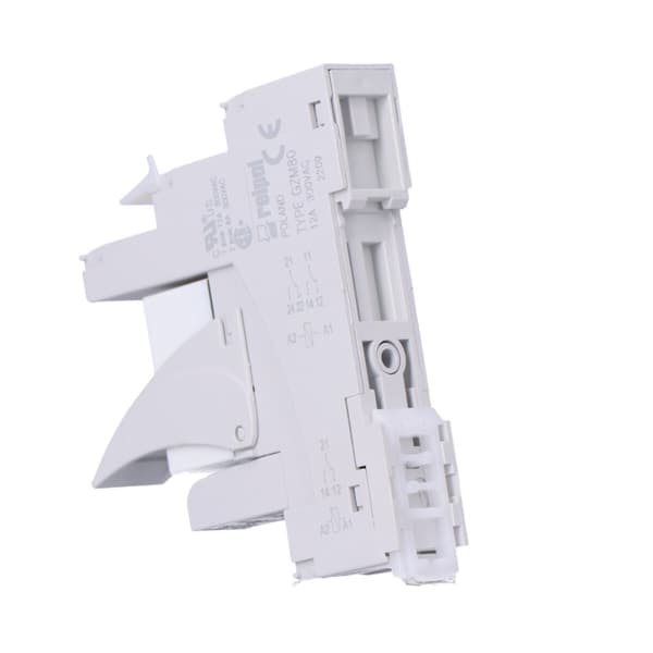 Interfacerelæ PI85-024DC-M41G-MS-2011, kontakter: 1P, strømforsyning: 24VDC, belastningsstrøm: 16A, bredde: 15,5 mm