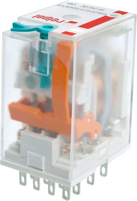 Industrirelæ R4N-2014-23-5048-WT 4P kontakter, maks. belastning 6A/230VAC, spole 48VAC, WT