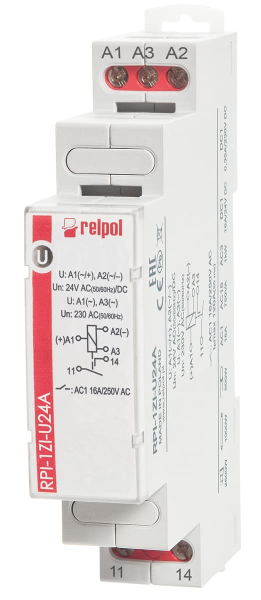 RPI-2Z-U12 installationsrelä