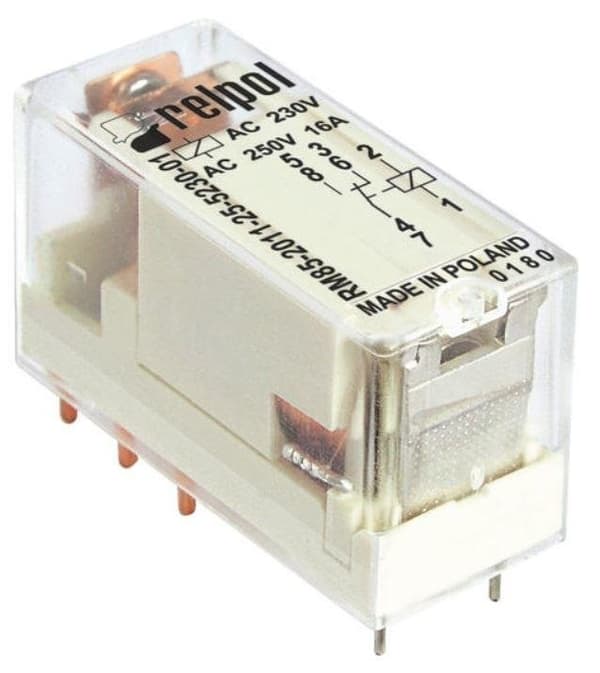 Miniaturrelæ RM85-5021-25-1012 elektromagnetisk til printkort og stikkontakt Høj overspændingsmodstand 80A (20 ms)