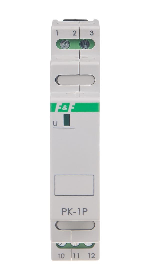 Elektromagnetiskt relä PK-1P 230V AC, kontakt: 1P I=16A, 1 modul