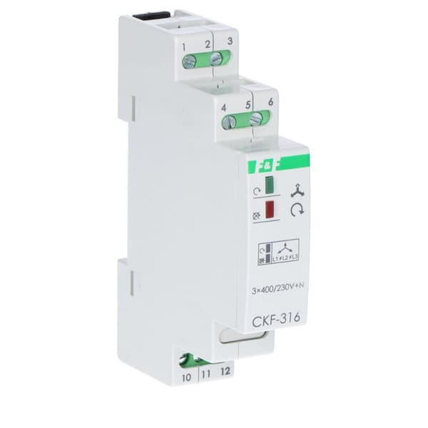 Mikroprocessor fasesekvens- og tabssensor CKF-316-TRMS
