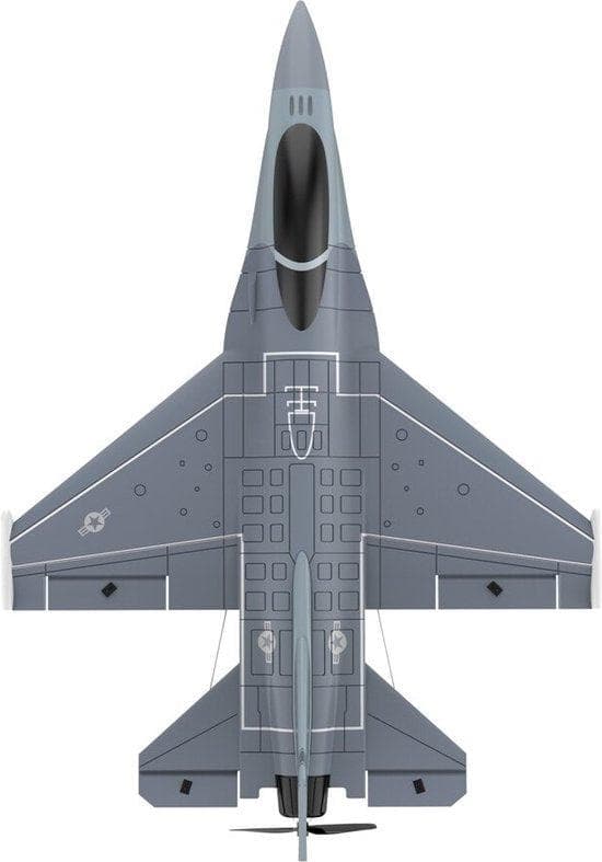 RC-flygplan - F16 Falcon Stuntplan - inkl. 2 batterier - 2.4 Ghz Controller med specialfunktioner - Xpilot stabiliseringssystem - Sinterklaas/jul för