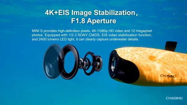 Gladius mini S 100m - Undervattensdron / ROV