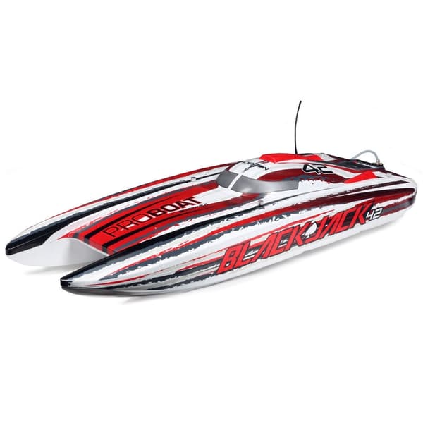 Pro Boat Blackjack 42 Børsteløs RTR Hvid/Rød