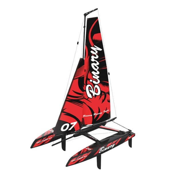 Binary V2 RTR Mini Catamaran 2.4G RTR  Radiostyrd segelbåt