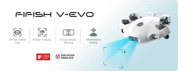 FIFISH V-EVO 100m - Undervandsdrone/ROV