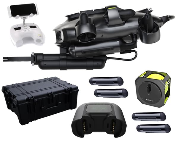 FIFISH E-GO 200m - ROV m/ gribearm 4x batteri