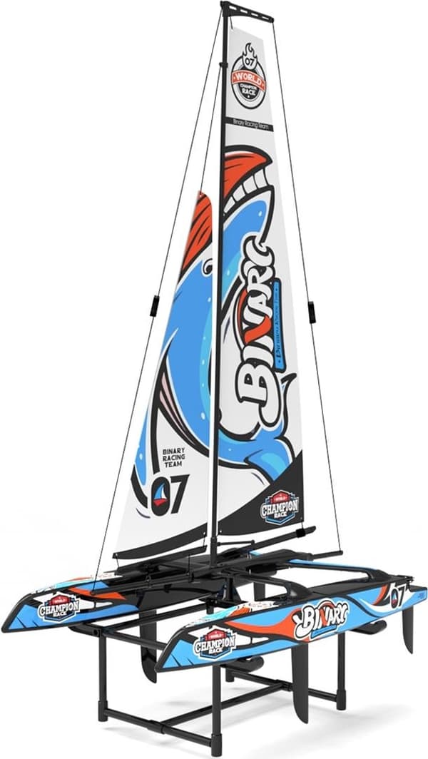Joysway Binær V3 - 2.4 GHz Katamaran Sejlbåd RTR