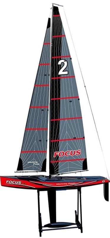 Joysway Focus V3 - 2.4GHz Sejlbåd RTR - Rød