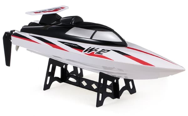 Fjernstyret båd med RC WLtoys WL912A fjernbetjening