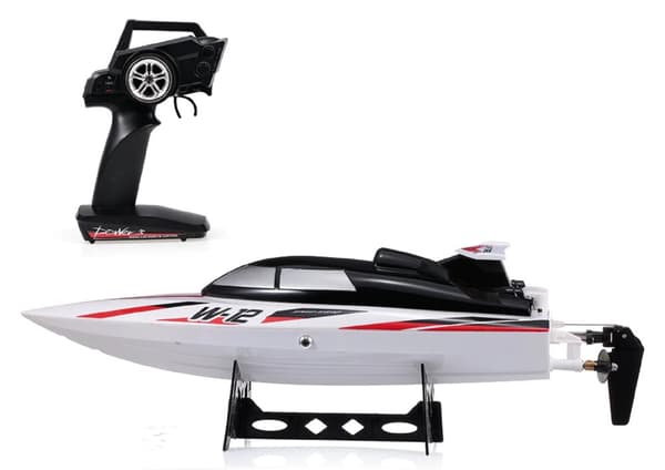 Fjernstyret båd med RC WLtoys WL912A fjernbetjening