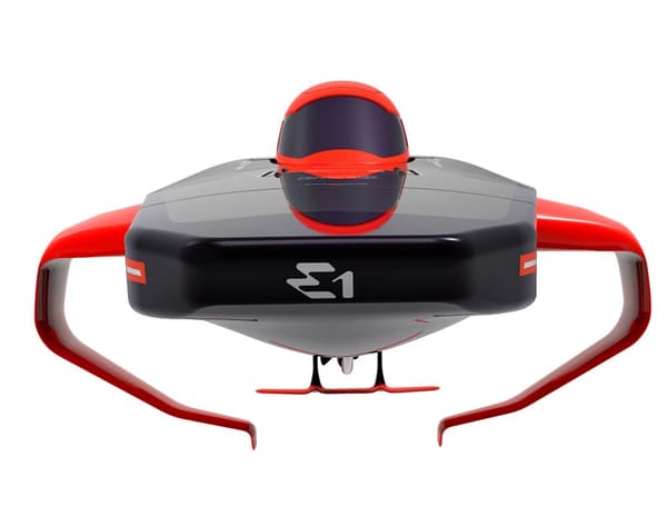 E1 RaceBird Lite RC Hydrofoil Fjärrstyrd båt 2,4 GHz RTR, Röd