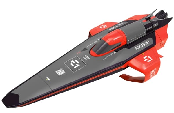 E1 RaceBird Lite RC Hydrofoil kauko-ohjattava vene 2.4GHz RTR, punainen