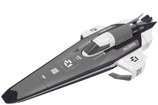 E1 RaceBird Lite RC Hydrofoil kauko-ohjattava vene 2.4GHz RTR, valkoinen