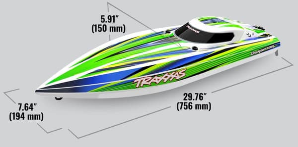Traxxas Disruptor VXL-4s SR 660mm Blå