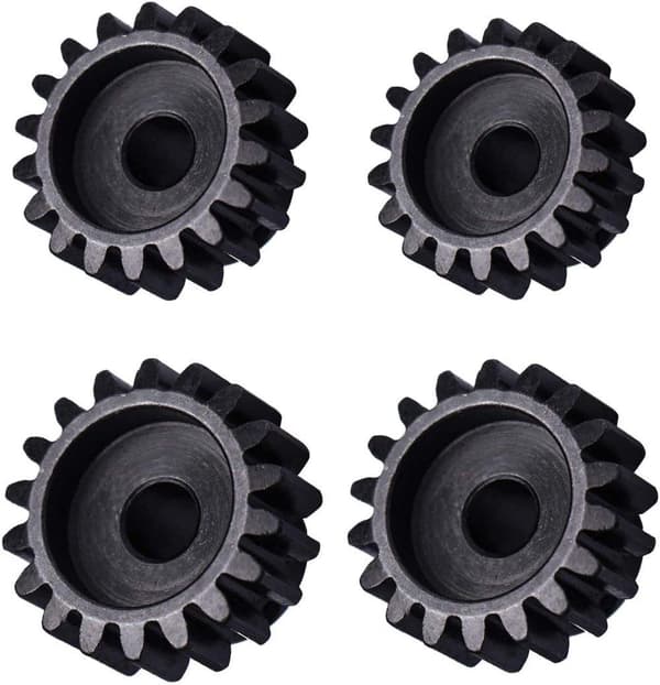 4 stk tandhjul 16T 17T 18T 19T M1 5mm aksel gearmodul tandhjul til børsteløs motor 1: 8 1/8 - Tilbehør til fjernbetjening legetøj
