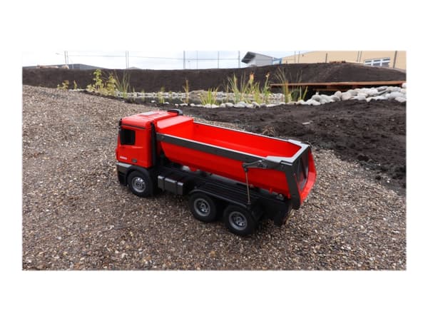 AMEWI - Mercedes-Benz Arocs 6X4 Electric Model Truck 2.4GHz RTR - RC - rød