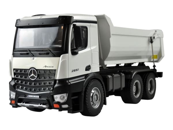 AMEWI - Mercedes Tipper Truck PRO Metal RTR - RC - hvit