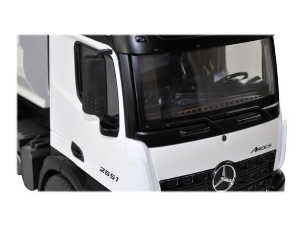 AMEWI - Mercedes Tipper Truck PRO Metal RTR - RC - hvit