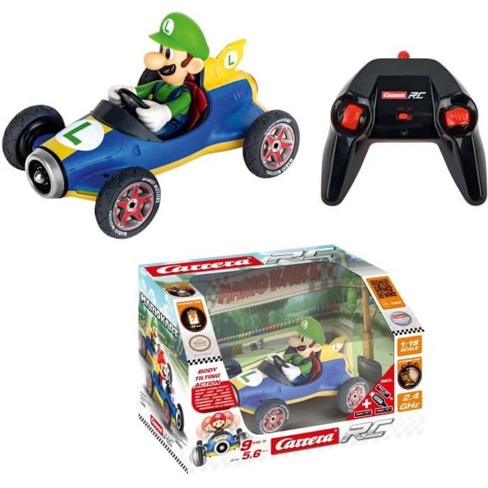 CARRERA Mario Kart (TM) Mach 8 Luigi Remote Control Car CDON