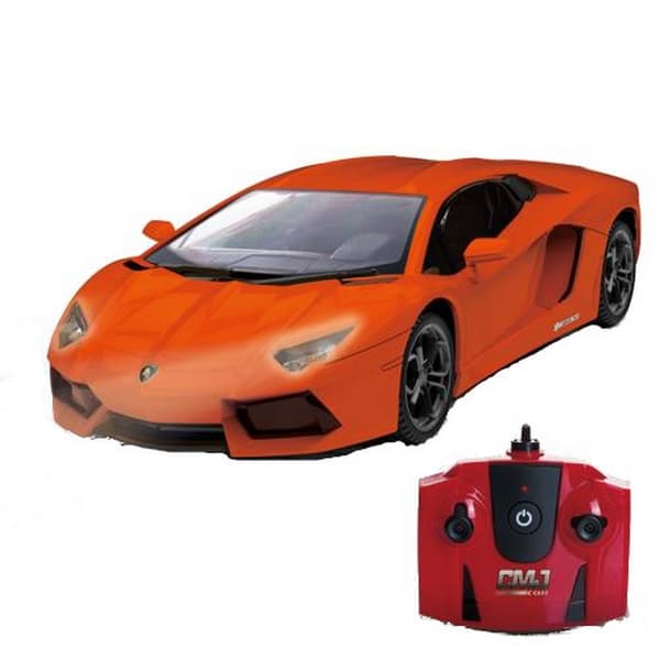 Lamborghini Aventador radiostyret bil Orange 34 x 16cm
