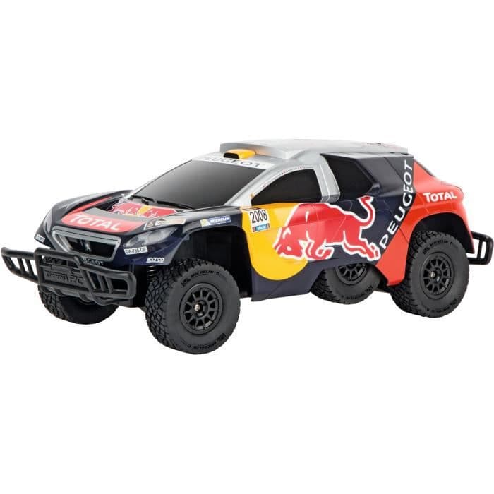 CARRERA Peugeot Red Bull Dakar fjärrkontroll bil 1/16 skala