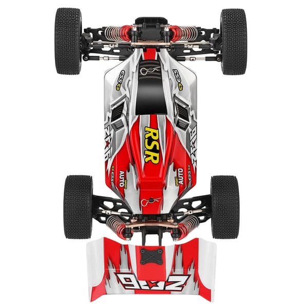 WLToys Buggy RSR 144001-Rød 1/14 4WD - Komplet