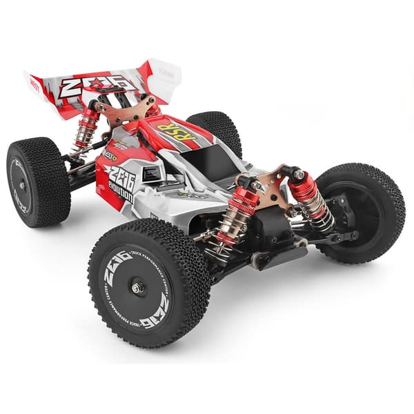 WLToys Buggy RSR 144001-Rød 1/14 4WD - Komplet