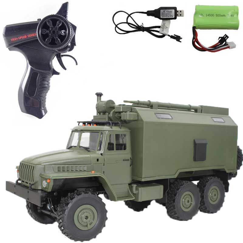 Radiostyrd Militärlastbil Ural B36 6WD Amewi