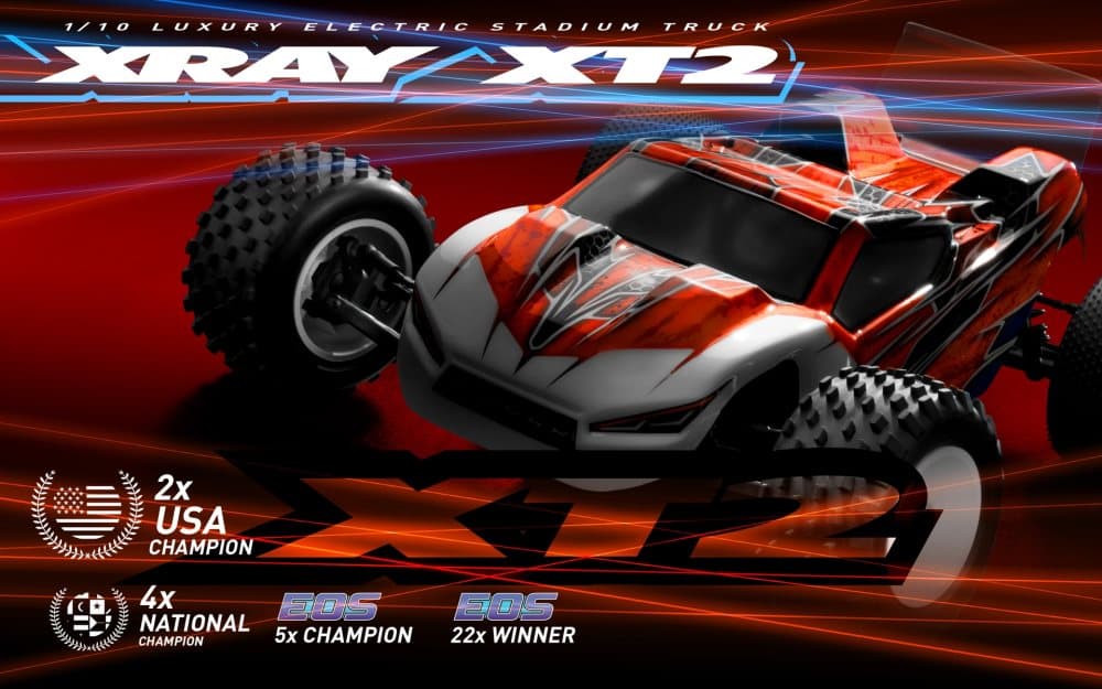 XRAY XT2 2021 - 2WD 1/10 Stadium Kit - Carpet
