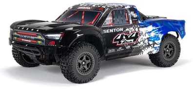 ARRMA Senton V3 3S BLX 4WD Borstlös SC RTR Blå