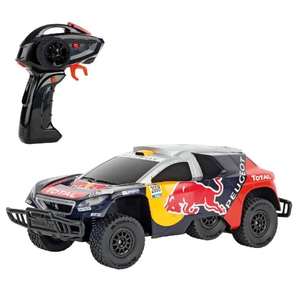 Carrera Radiostyrd racerbil Red Bull Peugeot 08 DKR 16 1:16