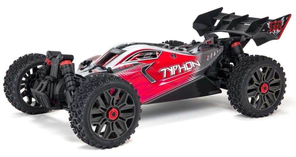 ARRMA Typhon 3s BLX 4WD Buggy V3 - RTR Red