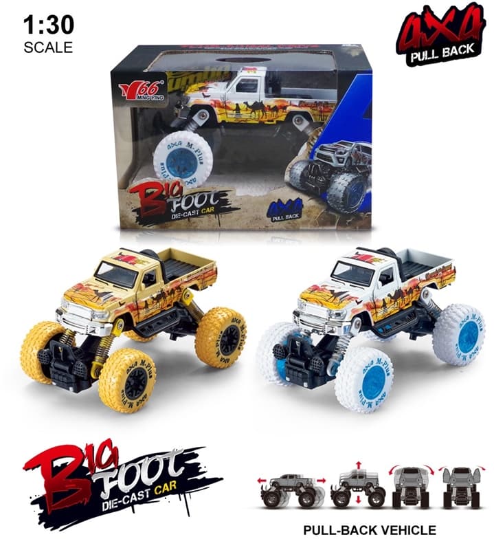 Pull-back Monstertruck 1:30 4x4