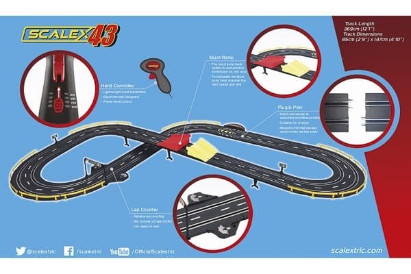 Scalextric Racerbane - Scalex43 Flying Leap Set