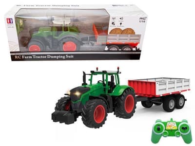 Traktor z przyczepą na radio (ładowarka) 111414