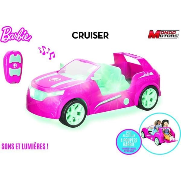 Mondo Motors - Fjärrkontrollbil - Cabriolet SUV - Barbie Cruiser