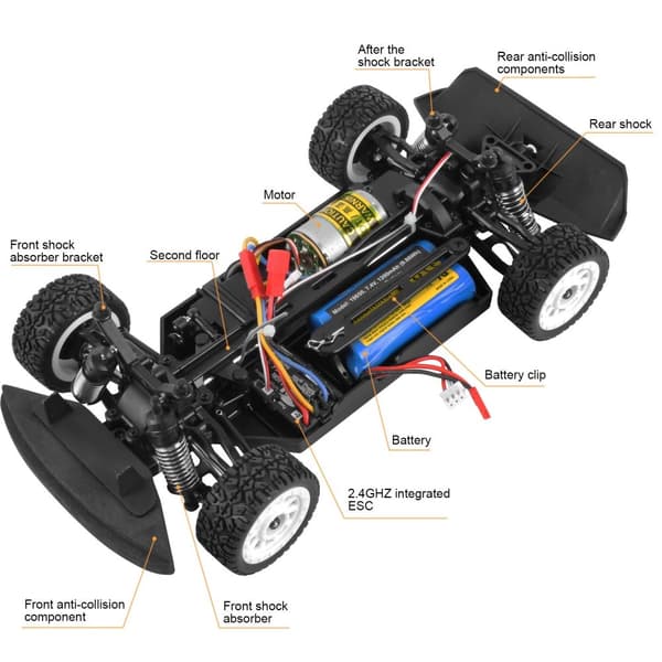 UDI Breaker Speed / Drift - Gyro 4WD 1:16