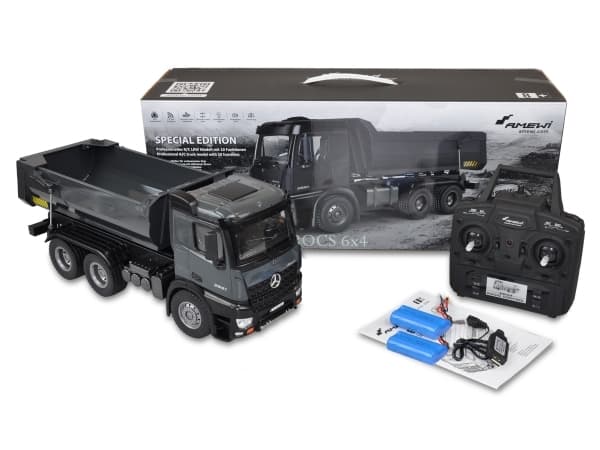 Amewi Mercedes Arocs Tipper Pro, kuorma-auto, 2000 mAh, 3,21 kg