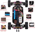 Miniatyrbillede 5 af 11: WLtoys Buggy 124019 Fierce 1/12 4WD - Komplet